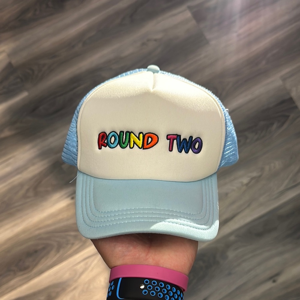 Round Two Multicolor Embroidered Cap